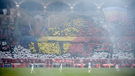 FOTO & VIDEO | "La trecutu-ți mare, mare viitor". PCH și o lecție de patriotism la Marele Derby: cine apare pe coregrafia specială a ultrașilor, dedicată anului Centenarului. Răspunsul PRA: "Treceți batalioane române Carpații, un cântec..."