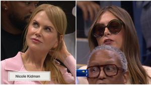 Apariții ca în filme la finala feminină de la US Open! Cum au fost surprinse Maria Sharapova și Nicole Kidman: „E undercover" | FOTO