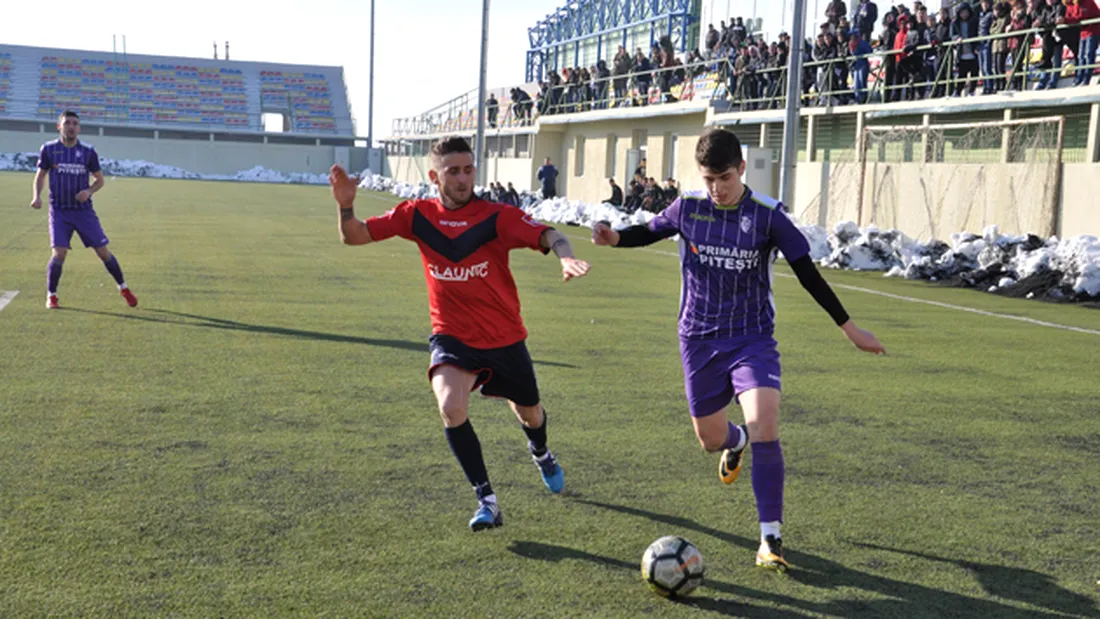 FC Argeș, egală cu una dintre codașele din Liga 3!** Săndoi, nemulțumit de o parte dintre jucători: 