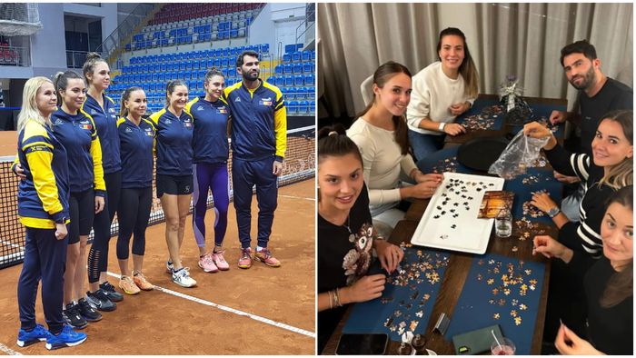 Propunerea inedită primită de jucătoarele României, înaintea barajului cu Serbia din Billie Jean King Cup! Cum este atmosfera în echipa „tricoloră" | FOTO