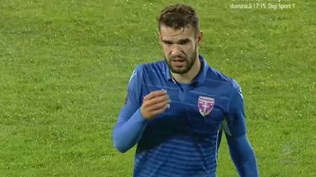 Pur și simplu blestemat! Continuă drama lui Tudorie: atacantul a părăsit terenul în lacrimi la Mediaș