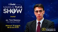 Marius Tucă Show începe miercuri, 19 august, de la ora 19.00, live pe Gândul. Invitat: Toni Neacșu