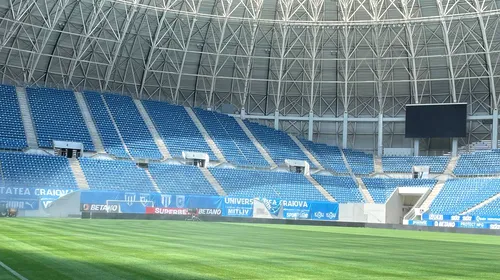 Stadionul „Ion Oblemenco” are gazon nou! Suma exorbitantă plătită de Primăria din Craiova pentru suprafața de joc ultramodernă montată pe arena din Bănie