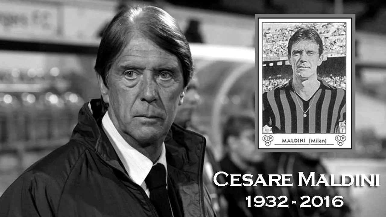 S-a mai stins un URIAȘ al fotbalului! Cesare Maldini a murit la 84 de ani