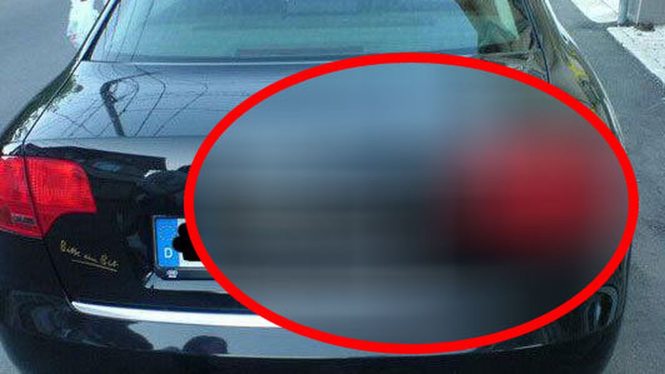 Credeai că le-ai văzut pe toate? "Mașina asta a fost ABUZATĂ‚" FOTO Uite ce a făcut un român din Germania cu un Audi :)