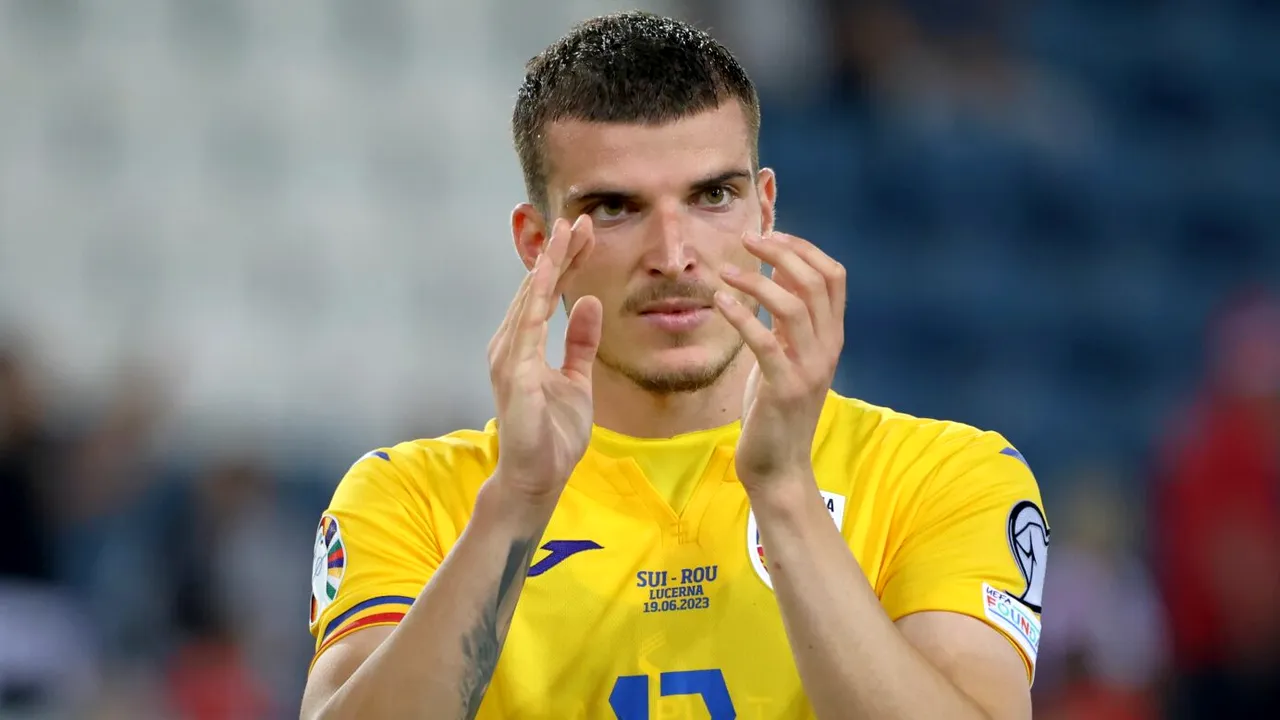 Valentin Mihăilă, penalizat de Parma după ce a fost eliminat în Israel - România, 1-2, și a pus în pericol calificarea le EURO 2024!