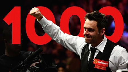 Ronnie O'Sullivan, performanță uluitoare în snooker! "The Rocket" a ajuns la 1000 de break-uri de peste 100 de puncte. VIDEO | Cum l-a felicitat Eden Hazard