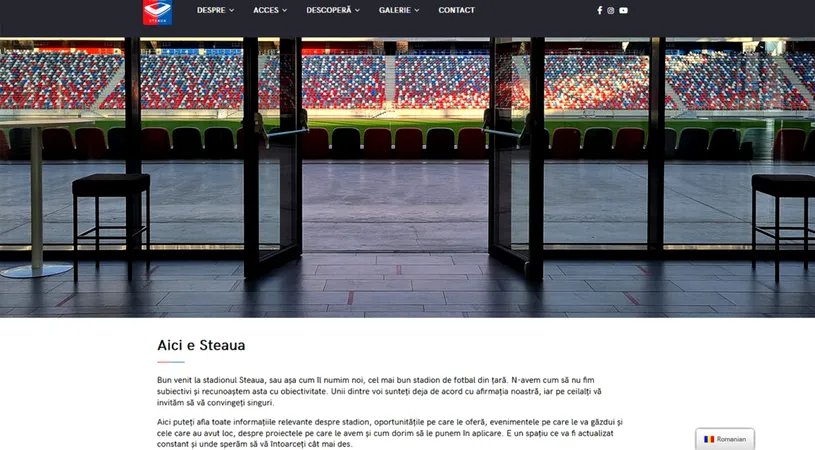 Steaua a lansat un site dedicat exclusiv stadionului care îi poartă numele. Scopul acestuia și motivul pentru care cei care n-au fost pe noua arenă din Ghencea sunt atrași să se convingă singuri