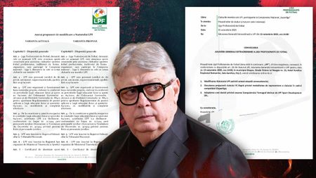 Gino Iorgulescu, pârtie spre un nou mandat în fruntea LPF: surprize, surprize în propunerea de modificare a statutului Ligii. Reprezentanții cluburilor convocați la Poiana Brașov. EXCLUSIV