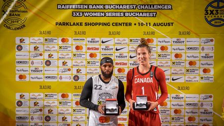 GALERIE FOTO | 3x3 Globetrotters: Echipa New York Harlem a câștigat Raiffeisen Bank Bucharest Challenger. Virgil Stănescu a reușit faza turneului în victoria cu cea mai bună echipă din lume la baschet 3x3 