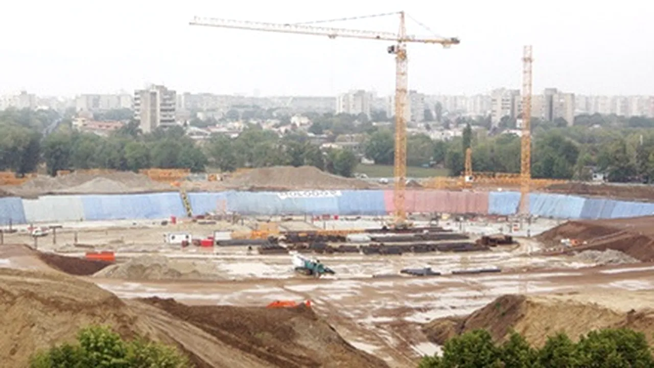 Lucrările la Stadionul 