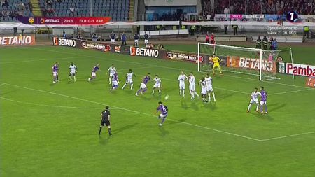 Paul Iacob, execuție total neobișnuită pentru un fundaș. La doar patru minute după reușita lui Iulian Cristea, celălalt apărător al giuleștenilor a marcat un gol direct din lovitură liberă în FC Botoșani - Rapid | VIDEO
