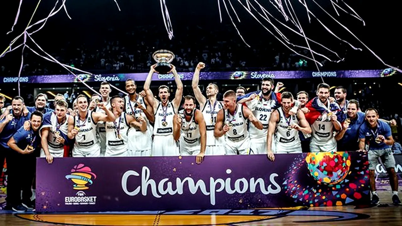 S-a scris istorie la Eurobasket: Slovenia e noua campioană europeană! Goran Dragic, MVP-ul turneului, după o finală în care a fost de neoprit