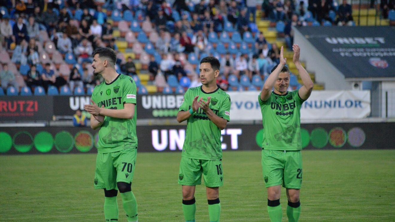 FC Botoșani - Dinamo 2-3. „Câinii” obțin al treilea succes la rând