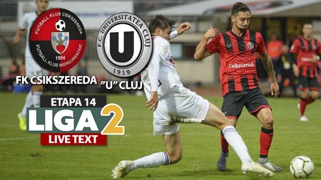 ”U” Cluj o ia la vale! Echipa lui Costel Enache pierde și cu FK Csikszereda și ajunge la trei eșecuri consecutive. Ciucanii trec peste clujeni în clasament