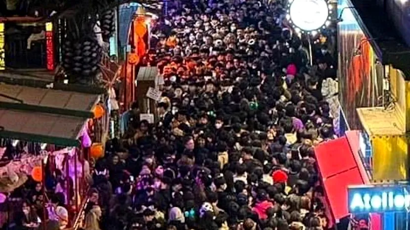 Tragedie la petrecerea de Halloween din Coreea de Sud: 153 de persoane au murit