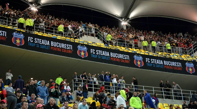 Cu stadionul pe jumătate gol? Steaua, aproape să bifeze cea mai slabă prezență din ultimul an în Europa