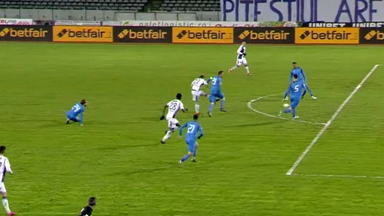 FC Argeș, minunea continuă! Piteștenii au stat 35 de minute pe locurile de play-off, după golul lui Antun Palic | FOTO & VIDEO