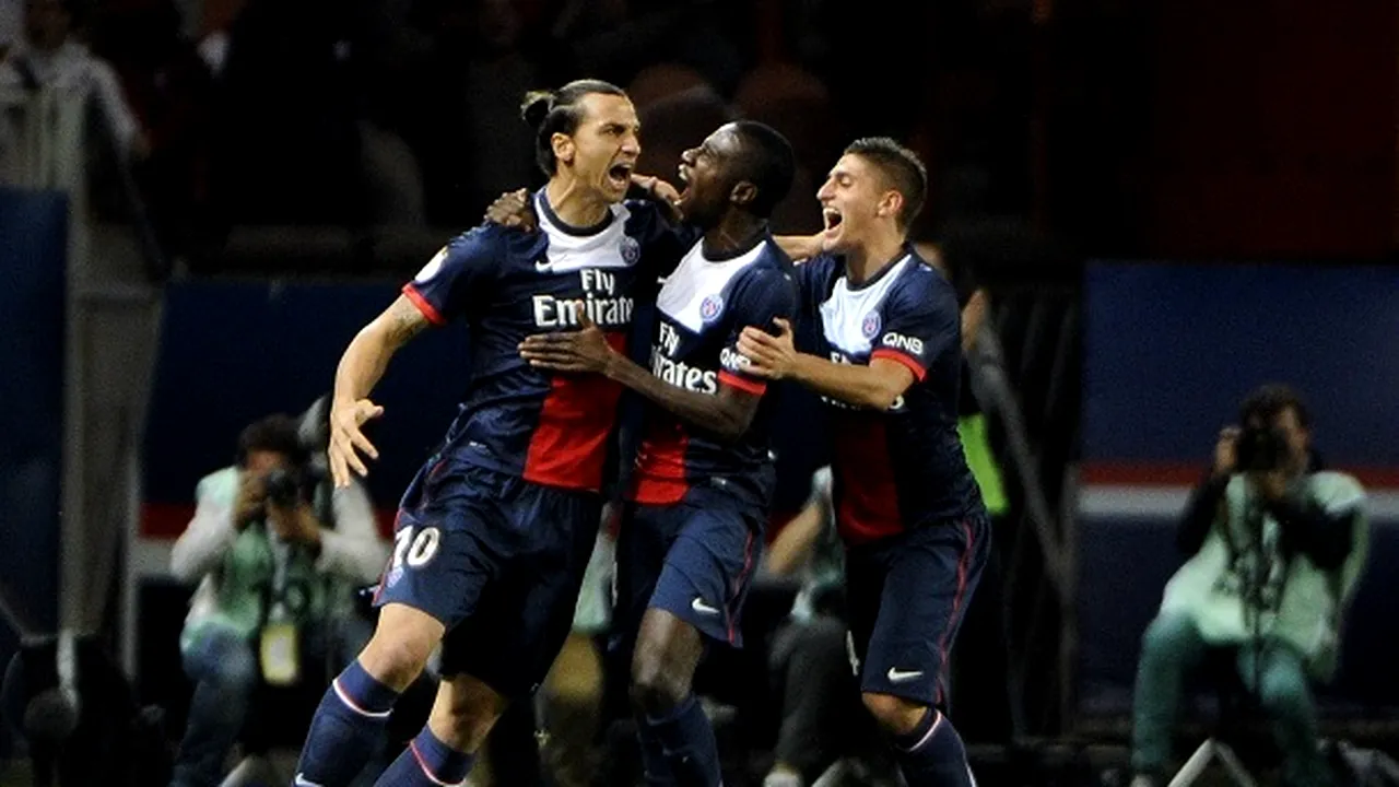 Ibrahimovic a marcat primul său gol în acest sezon, în PSG - Guingamp, scor 3-0