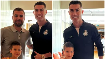 Cristiano Ronaldo a fost cadoul pe care fiul lui Adrian Mutu l-a cerut! „Briliantul” i-a făcut lui Tiago cea mai frumoasă surpriză: „Visul a devenit realitate!”