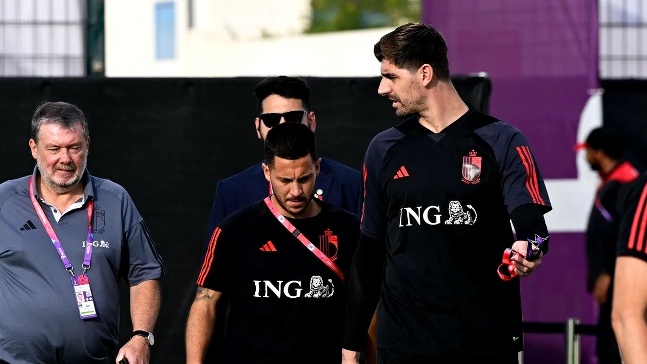 Thibaut Courtois și Eden Hazard au lămurit situația din lotul naționalei Belgiei: „Sunt răspândite prea multe minciuni”