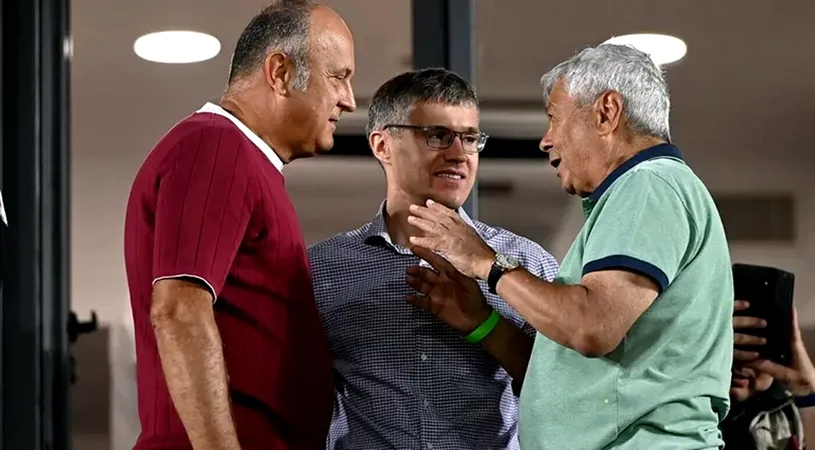 Dan Șucu și Mircea Lucescu au dat nas în nas într-o sală din București. Ce spune antrenorul despre venirea la Rapid