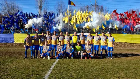 VIDEO | Show pirotehnic impresionant la Comarnic, la un meci din Liga 6.** Imaginile au devenit virale