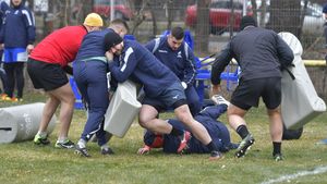 Mesaj emoționant înainte de meciul de rugby România - Rusia: „Prin vene ne curg globule ovale" + Ce analiză a făcut Alin Petrache