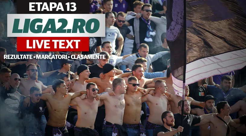 ASA produce marea surpriză și bate cu 6-2 în deplasare.** Dunărea obține a 10 victorie consecutivă, iar UTA câștigă în sfârșit după o pauză de 9 meciuri. Vezi toate rezultatele