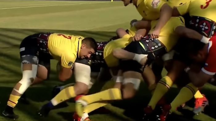 Ovidiu Cojocaru, sportivul care a înscris două eseuri Rusiei, s-a resimțit după meciul de rugby: „Mi-am pus gheață peste tot, dar a meritat durerea" | INTERVIU