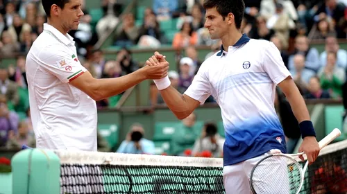 Hănescu a abandonat partida cu Djokovic, în setul 3!