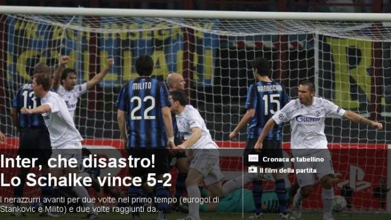 Chivu eliminat, Inter aproape de dezastru!** "Noapte de coșmar" / "Schalke, ce nebunie"