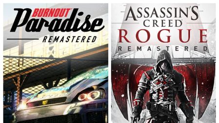 Dacă doriți să rejucați: Burnout Paradise și Assassin's Creed Rogue