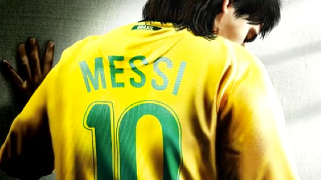 FOTO DE SENZAȚIE!** Argentinienii au rămas fără replică la vederea acestei imagini: Messi, în tricoul Braziliei!