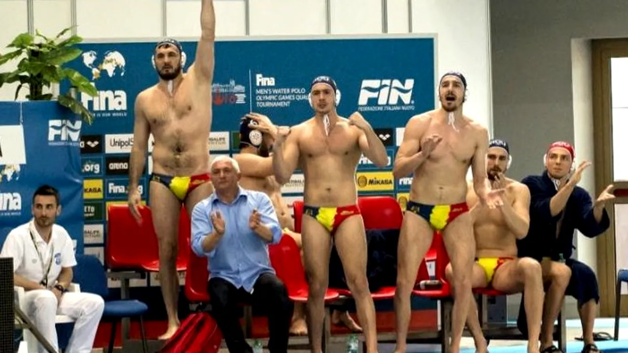 România - Turcia 20-3 | Tricolorii au ocupat locul 11 la Campionatul European de polo pe apă de la Budapesta