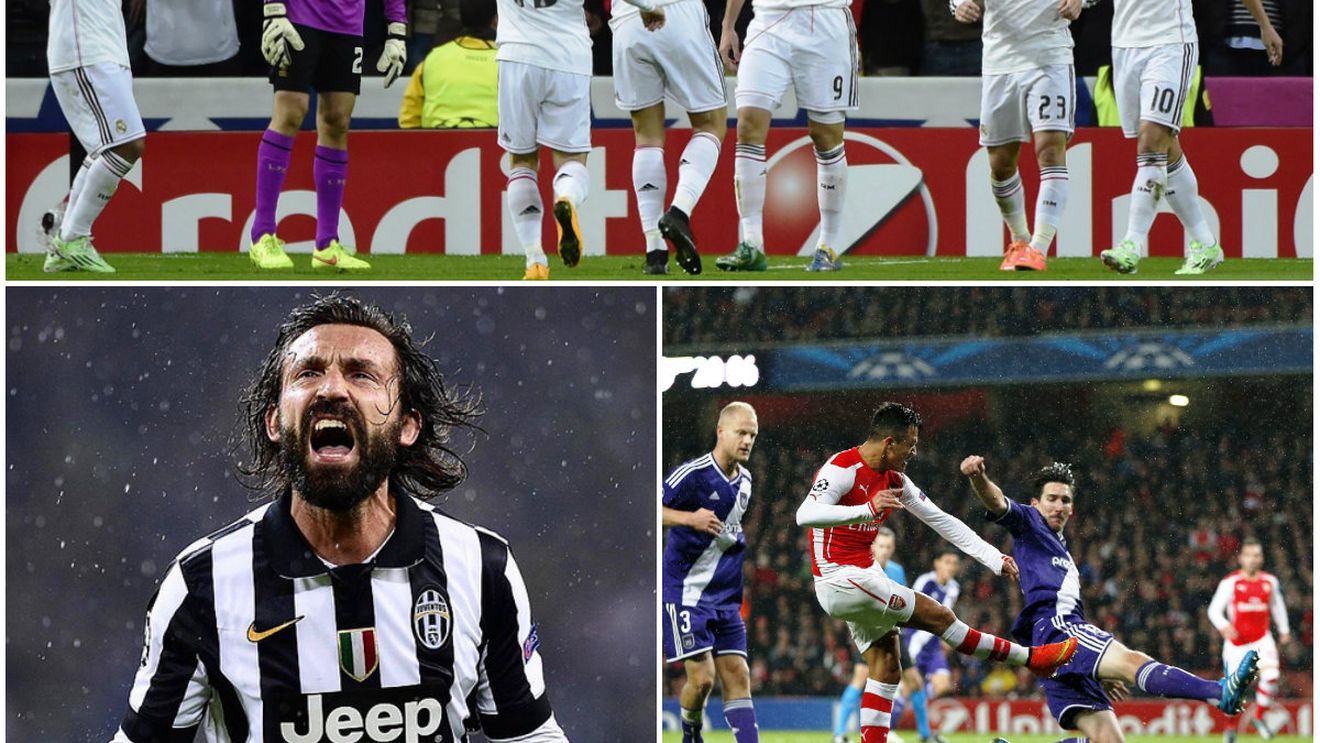 Liga Campionilor | Real Madrid și Dortmund, primele echipe calificate în "optimi". Anderlecht, comeback memorabil: 3-3 la Arsenal, după ce în minutul 58 fusese 3-0. Monaco, primul gol primit după 352 de minute. Rezultate și clasamente