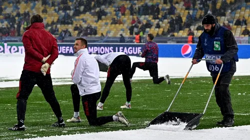 A venit iarna la Kiev! Mircea Lucescu, șocat înaintea marelui derby cu Bayern: „Sper să se joace!” | FOTO