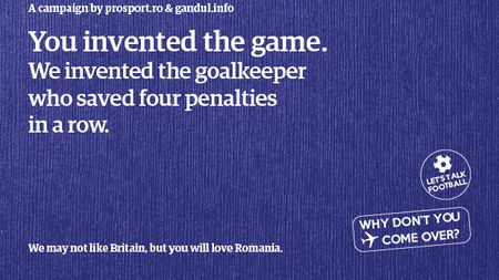 Let's talk football /** Legenda noastră în birou, legenda lor e pe teren