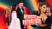 Trei soții de fotbaliști au atras toate privirile la petrecerea de logodnă a lui Radu Drăgușin. Fina lui Șumudică a „rupt” cu decolteul accentuat