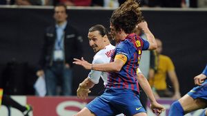 Puyol a egalat o legendă a BarÃ§ei!** Ce record a atins și declarația șoc după 0-0 cu Milan: "În retur jucăm și cu 9 atacanți dacă e nevoie"