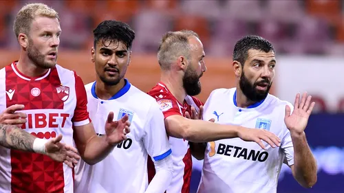 Dinamo - Universitatea Craiova 0-1 | Șapte victorii din 7 meciuri pentru oltenii lui Cristiano Bergodi! „Câinii”, mai aproape de retrogradare decât de play-off | VIDEO