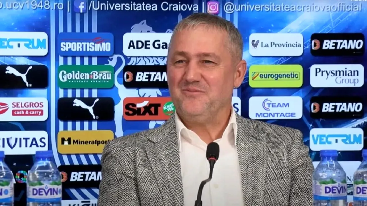 Mihai Rotaru a ales noul director sportiv al Universităţii Craiova. „Se află între antrenorul principal și președintele clubului”. EXCLUSIV