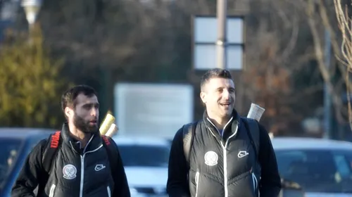 Daniel Niculae și Vasile Maftei, distracție la final de iarnă. Foștii jucătorii ai Rapidului s-au înfruntat pe terenul de tenis | EXCLUSIV FOTO