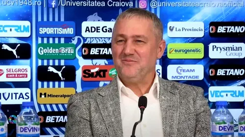 Anunț incredibil al fotbalistului cu care Mihai Rotaru vrea să semneze pentru Universitatea Craiova!