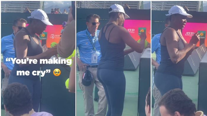 Schimb neașteptat de replici între Venus Williams și un spectator de la Indian Wells, turneu pe care americanca și sora ei l-au boicotat timp de 15 ani: „Mă faci să plâng". VIDEO