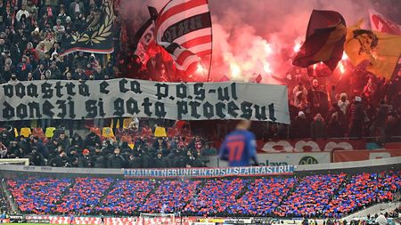 Derby la -10 grade: FCSB - Dinamo cu peste 30.000 de suporteri prezenți pe Arena Națională. Toate mesajele peluzelor și cine a câștigat duelul ultrașilor. FOTO VIDEO