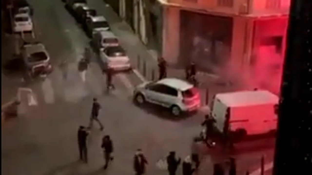 Hotelul echipei lui Răzvan Lucescu, atacat de ultrașii lui Marseille. „Sunt răniți!” Câți suporteri greci au mers să susțină PAOK | VIDEO