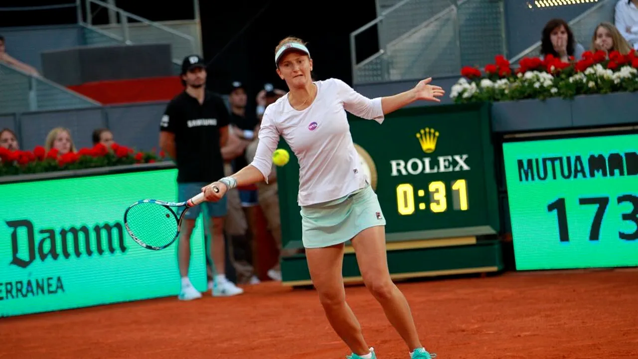 Irina Begu, calificare spectaculoasă în turul 2 al turneului de la Roma, după 65 de minute