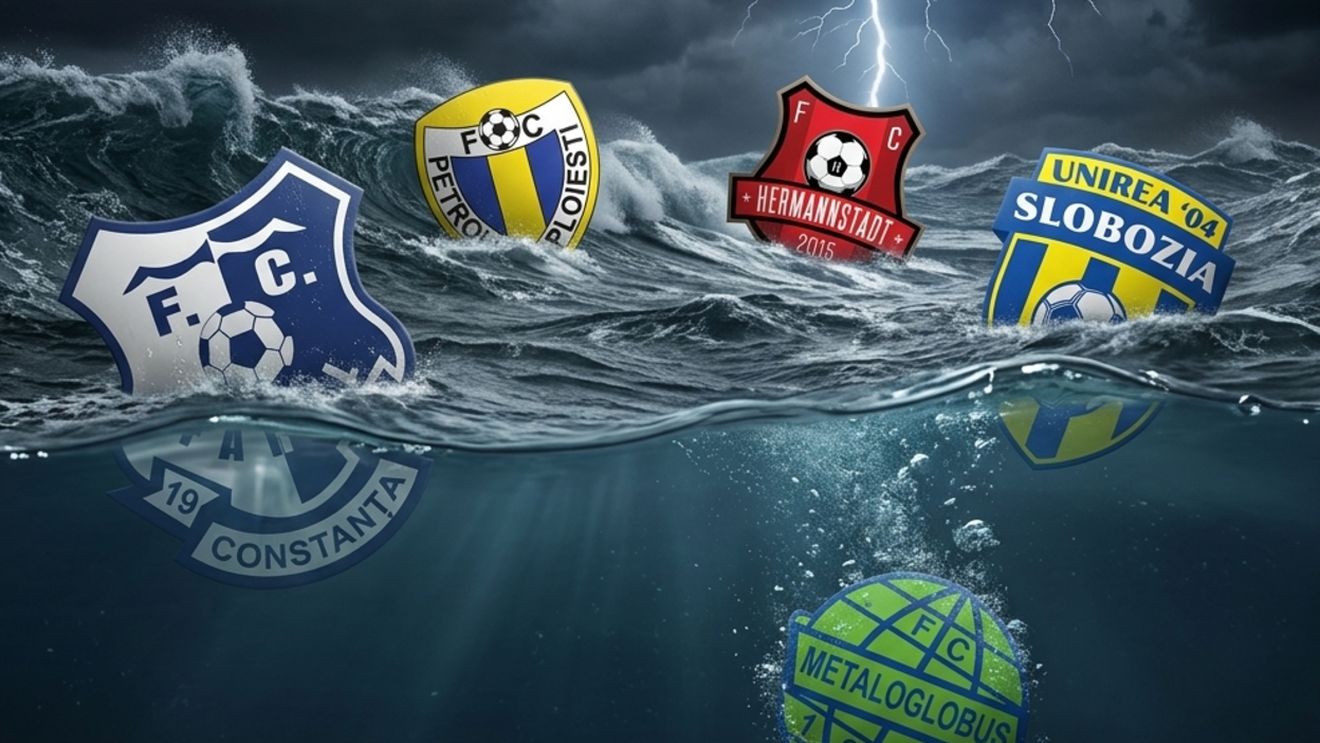 Retrogradare AZI în Superliga! Toate calculele pentru Farul, Petrolul, Hermannstadt și Unirea Slobozia. Ultima etapă de play-out, clasamentul și criteriile de departajare