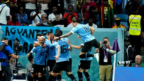 Ghana - Uruguay 0-2, în Grupa H de la Campionatul Mondial din Qatar! Sud-americanii câștigă, dar părăsesc turneul final la golaveraj
